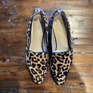 Franco Sarto size 8.5 pointed leopard flats.